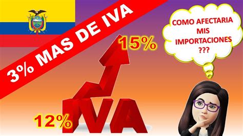 15 DE IVA EN ECUADOR Afectaciones En Caso De Aprobarse El Incremento