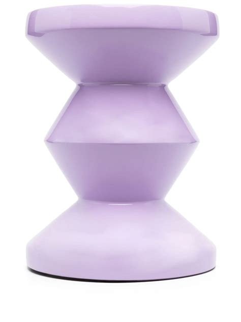 Polspotten Zig Zag Lacquered Stool Purple Farfetch Ao