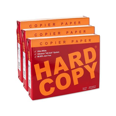 Hard Copy Bond Paper Short Long A Size Gsm Lazada Ph