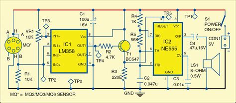 Simple Circuit Diagram Of Smoke Detector Simple Smoke Detect