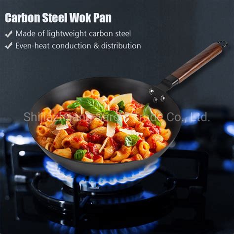 Kitchen Cookware Cooking Nitriding Non Stick Large Lightweight Stir Fry