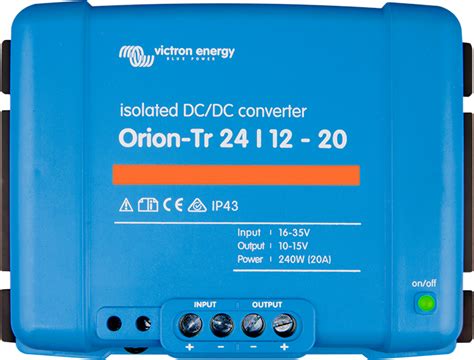 Victron Orion Tr Smart Dc Dc Charger Isolated 24 12 20a Sunstore Solar