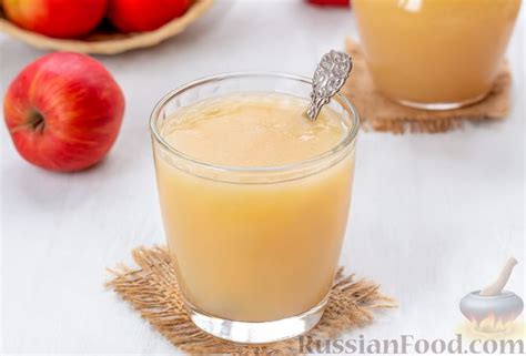 Рецепт: Яблочный кисель на RussianFood.com