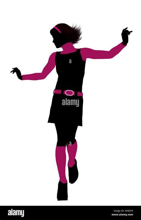 Go Go Dancer Illustration Silhouette Stock Photo Alamy