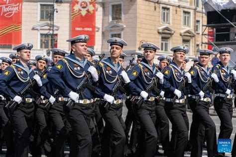 Rehearsal For Victory Day Military Parade Held In Vladivostok Russia