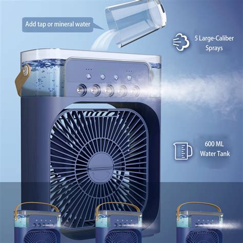 Portable Air Conditioner Fan With 3 Wind Speeds600ml Ecvv Uae Ecvvae