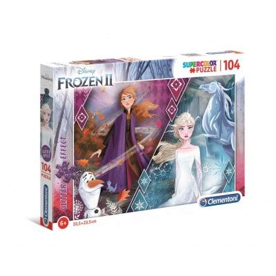 Puzzle Brillant La Reine des Neiges 2 Clementoni 20163 104 pièces