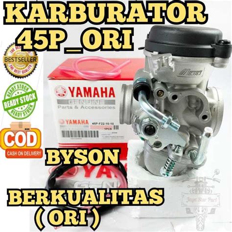 KARBURATOR BYSON 45P ASSY YAMAHA KUALITAS ORIGINAL YGP BISON KARBU