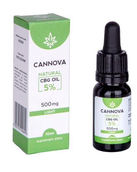 Cannova Cbg Natural 5 Olejek Konopny 10 Ml Sklep EMPIK