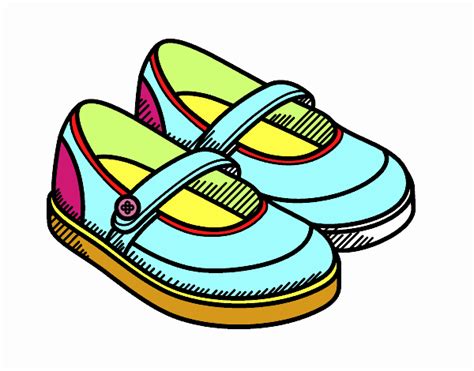 Dibujo de Zapatos de niña pintado por en Dibujos net el día 04 07 17 a