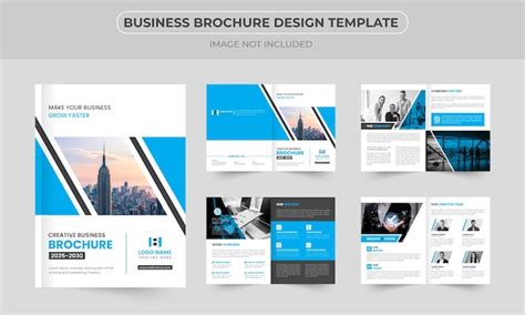 Premium Vector Creative Clean Corporate Bifold Business Brochure