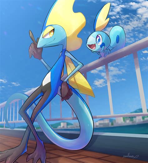 Sobble And Inteleon Pokemon Drawn By Nullma Danbooru