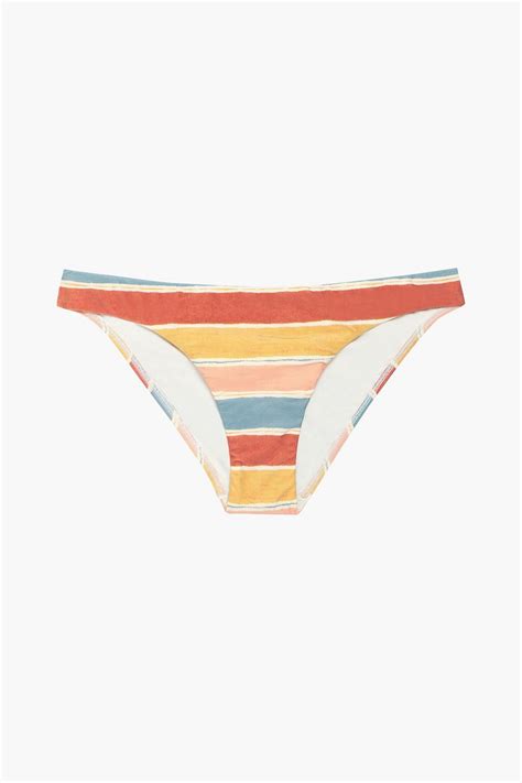 VIX PAULA HERMANNY Striped Low Rise Bikini Briefs THE OUTNET