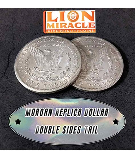 Morgan Replica Dollar Double Sided Tail By Lion Miracle Jucarie Si Magie