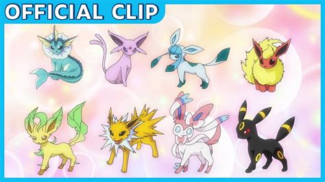 Eevee And Its Evolutions Pok Mon Master Journeys The Series