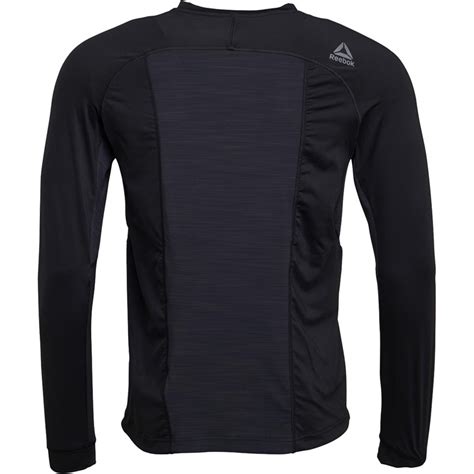 Buy Reebok Mens Combat Long Sleeve T Shirt Black