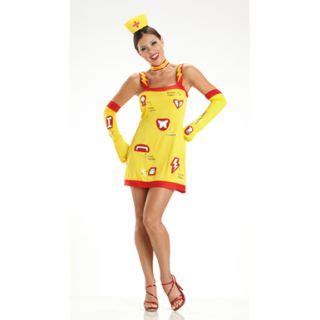 C334 Twister Sexy Board Game Dress 60s 70s Retro Fancy Dress Party