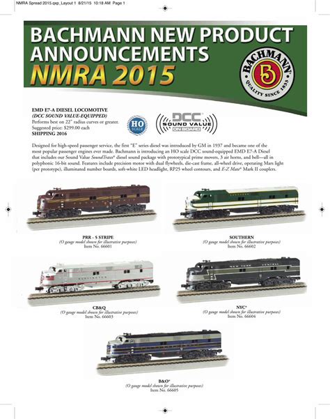 (PDF) EMD E7-A DIESEL LOCOMOTIVE (DCC SOUND VALUE-EQUIPPED)€¦ · emd e7-a diesel locomotive (dcc ...