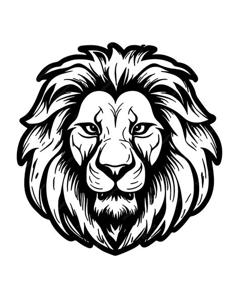 Premium Vector Lion Head Logo Icon Lion Face Vector Illustration