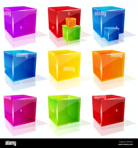 Collect Cubes Stock Vector Images Alamy