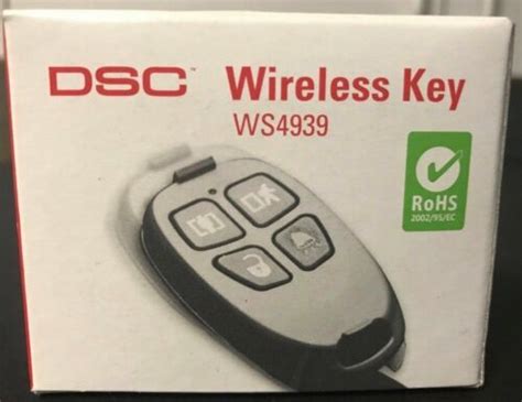 Brand New Dsc Ws Wireless Button Remote Alarm Keyfob Battery