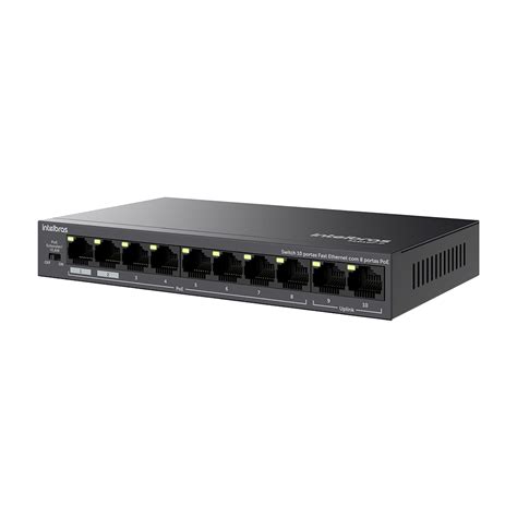 Switch Portas Fast Ethernet Portas Poe S F P Intelbras