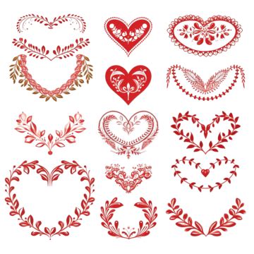 Ornamental Garlands For Valentine Day Valentines Day Love Valentines