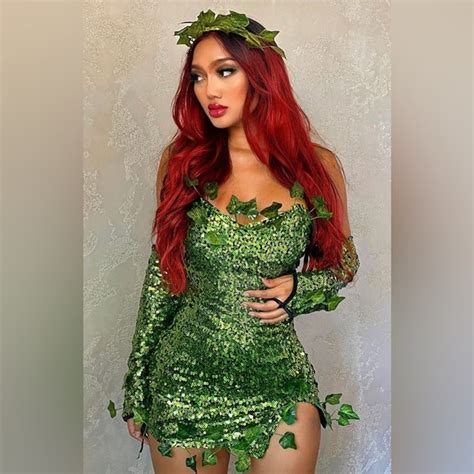 Fashion Nova Dresses Poison Ivy Halloween Costume Set Brand New