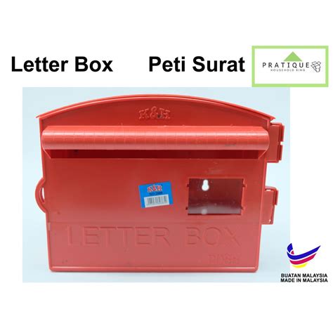 Pvc Post Letter Box Plastic Mail Box Peti Surat Plastik Mailbox