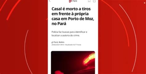 Vídeo Casal é Morto A Tiros Em Frente à Própria Casa Em Porto De Moz