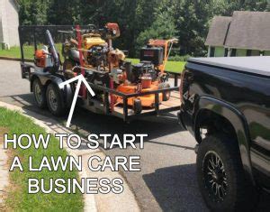 how to start a lawn care company