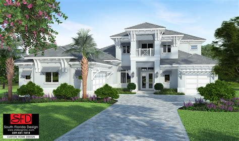 South Florida Design Story Coastal Contemporary House Plan South