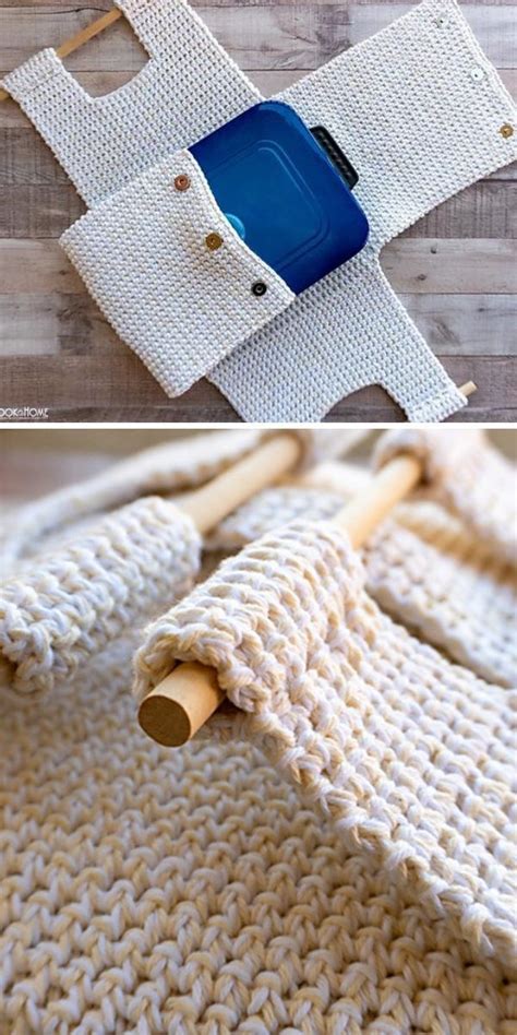 Casserole Carrier Free Crochet Pattern Crochet Storage Crochet