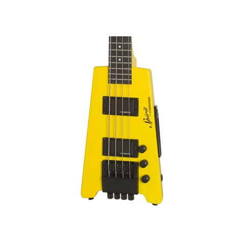 Steinberger Spirit Xt 2 Standard Hot Rod Yellow 4 String Headless Bass With Gig Bag Rockshop