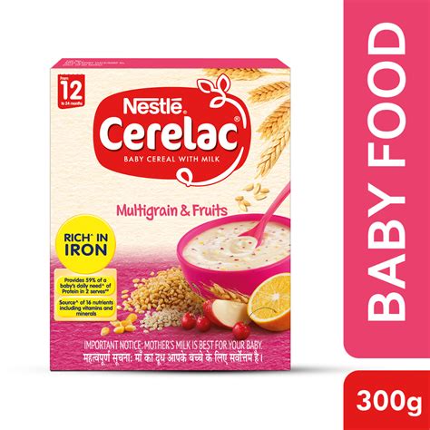 Nestle Cerelac Fortified Baby Cereal With Milk 300g Grains Fruits Stage ...