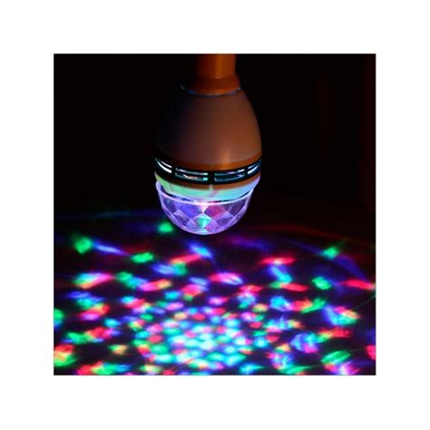 Foco Led Giratorio En Colores Luces Rgb Estrellas