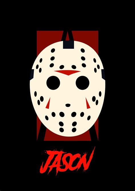 jason mask poster  natdim  deviantart