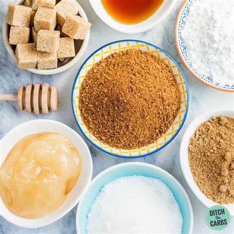Ultimate Low Carb Sweeteners Guide What To Use Thinlicious