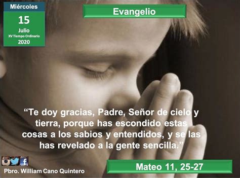 Evangelio Mateo En Aquel Tiempo Jes S Exclam Te Doy