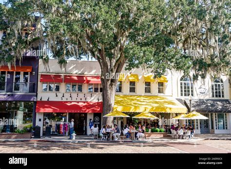 Orlando Winter Park Florida Downtown Park Avenue Shopping District