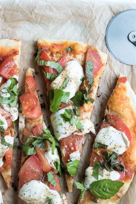 Homemade Grilled Caprese Pizza Fresh And Delicious Recipe