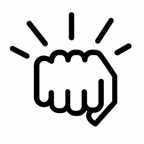 Conversation Fight Fighting Fist Hand Hit Punch Icon Download