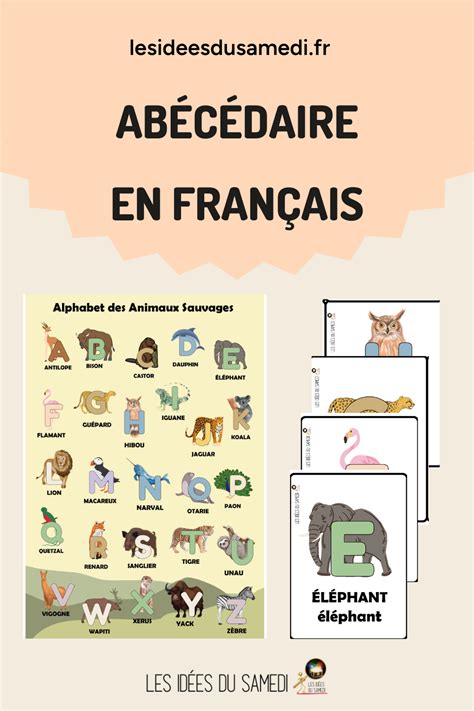 Abécédaire des animaux à imprimer Artofit