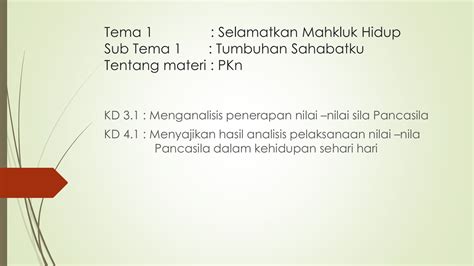 Bahan Ajar Tema 1 Sub Tema 1 Kelas 6 Mustinah S Pd Halaman 1 46 Pdf Online Pubhtml5