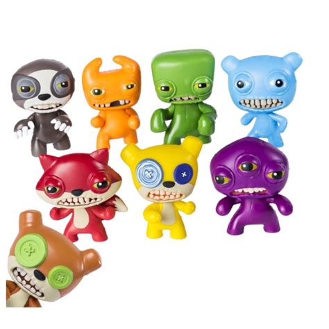 Ns Fugglers Funny Ugly Monsters 3 Inch Tall Collectible Vinyl Figure Set Of 2 For Ages 4 And