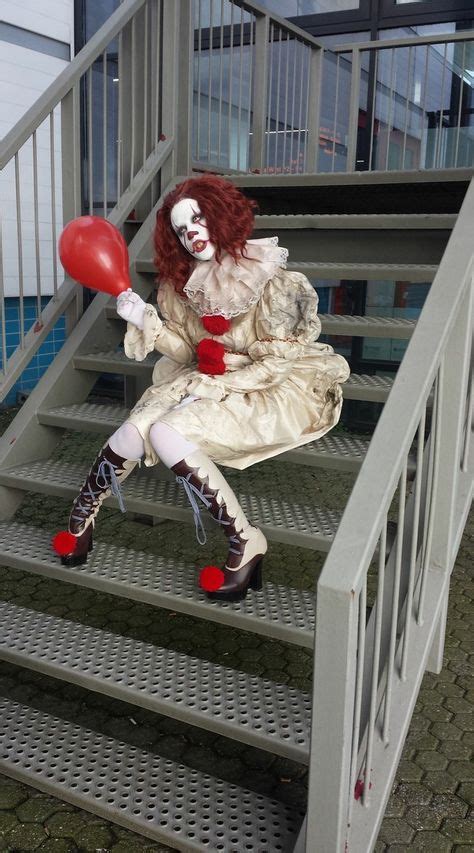 Pennywise Cosplay With Boots Scary Clown Costume Halloween Costumes