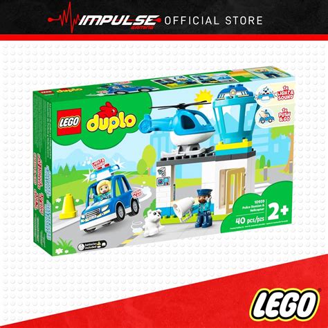 Lego Duplo Police Station Helicopter Shopee Malaysia