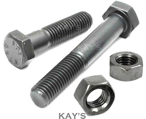 M10 Bolts And Nuts High Tensile Grade 109 Part Threaded Hexagon Head