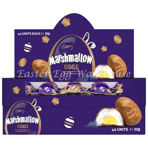 Cadbury Marshmallow Egg 35g X 40 Pieces Easter Egg Warehouse