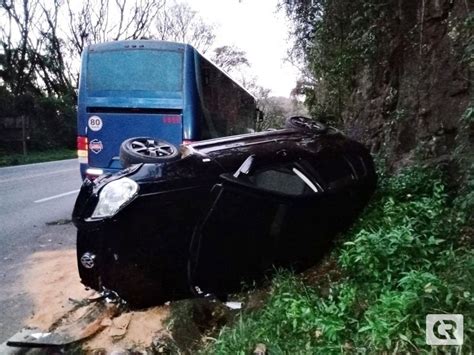 Caco Da Rosa Carro Capota Ap S Colidir Contra Nibus Em Joa Aba